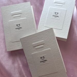 Chanel No. 5 L'Eau Sample Cards x 3